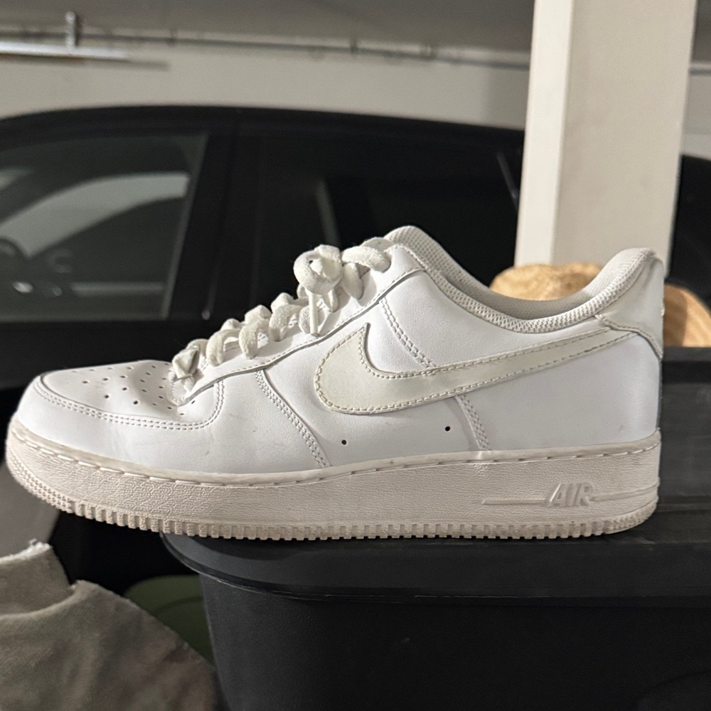 Nike White Low-Top Sneakers
